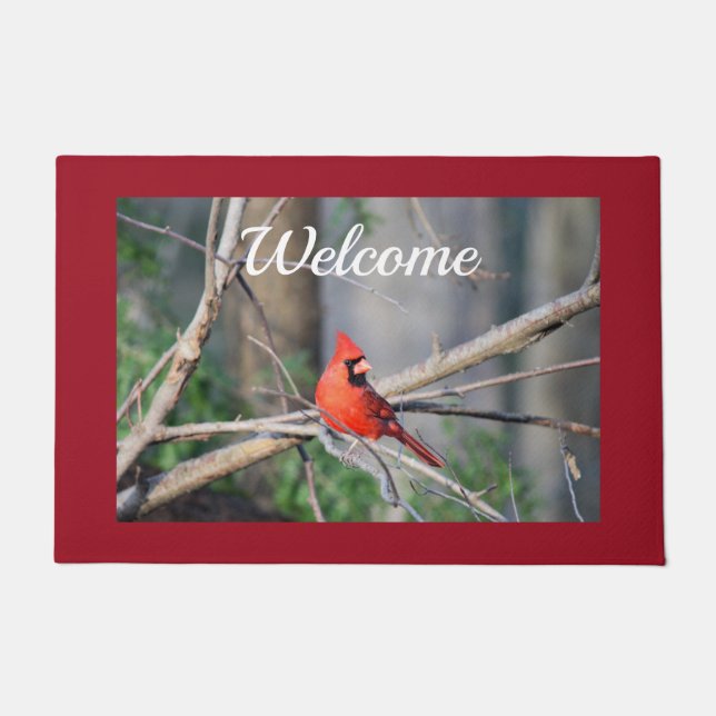 Cardinal Profile Spring Doormat (Front)