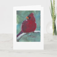 Cardinal Red Bird Painting