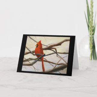 "Cardinal Red" Card