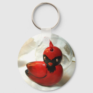 Cardinal Red I Key Ring