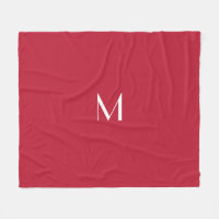 Cardinal red -monogrammed   