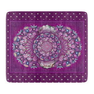 Cardinal Red Rosace Cutting Board