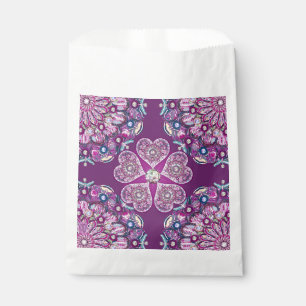 Cardinal Red Rosace Favour Bags