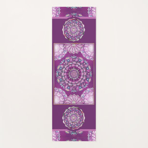 Cardinal Red Rosace Yoga Mat