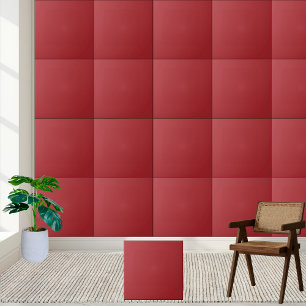 Cardinal Red Solid Colour Ceramic Tile