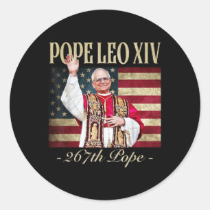 Cardinal Robert Prevost Classic Round Sticker
