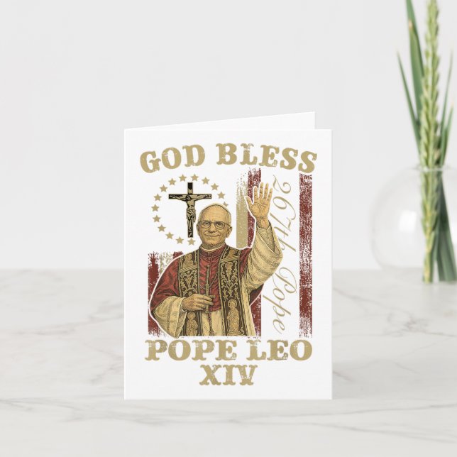Cardinal Robert Prevost Pope Leo Xiv 2  Card (Front)