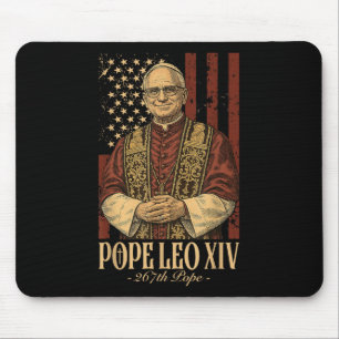Cardinal Robert Prevost Pope Leo Xiv  Mouse Pad