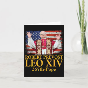 Cardinal Robert Prevost Shirt Pope Leo Xiv 6 Card