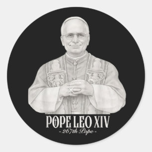 Cardinal Robert Prevost Shirt Pope Leo Xiv 7 Classic Round Sticker