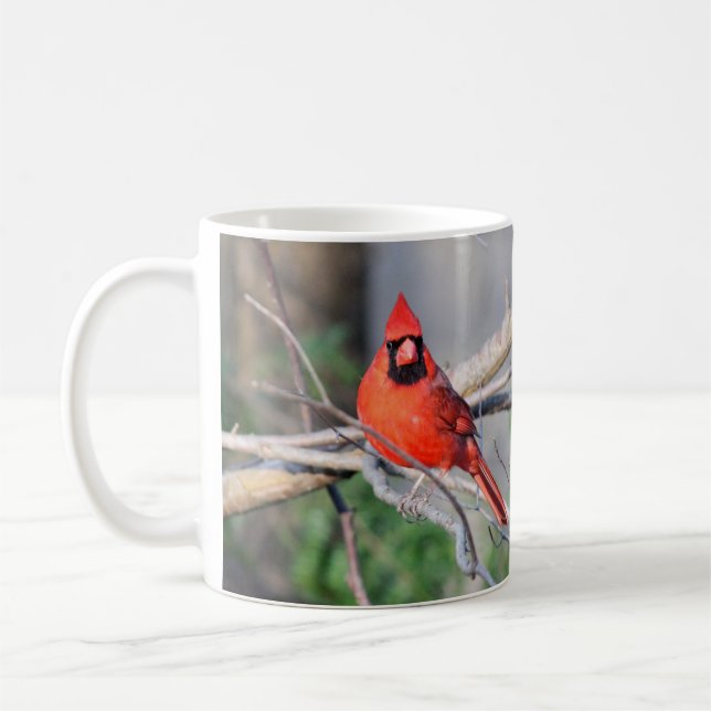 Cardinal Spring Woods Coffee Mug (Left)