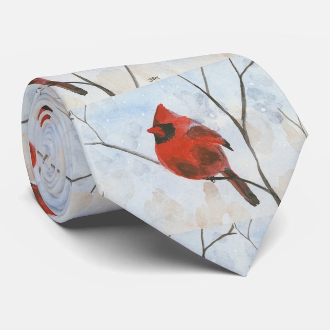 Cardinal Tie (Rolled)