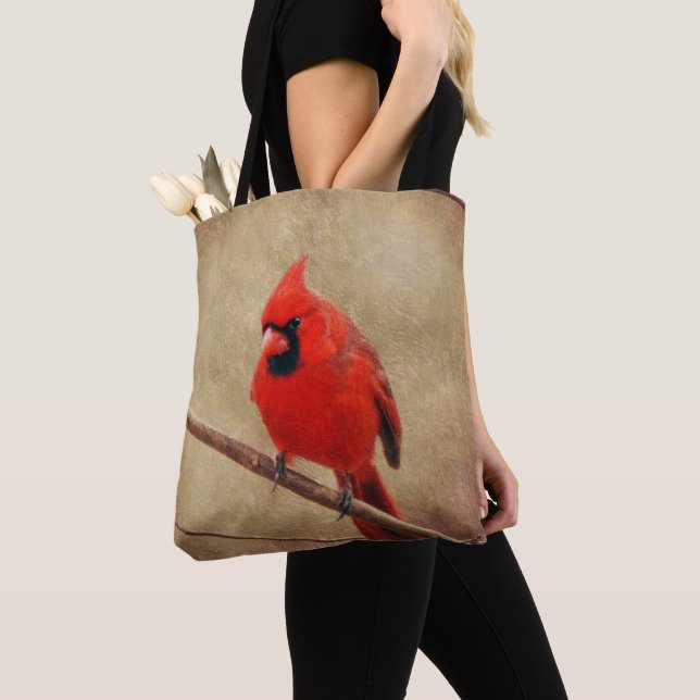 Cardinal Tote Bag (Close Up)