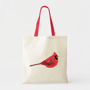 Cardinal Water Colour Art Tote Bag
