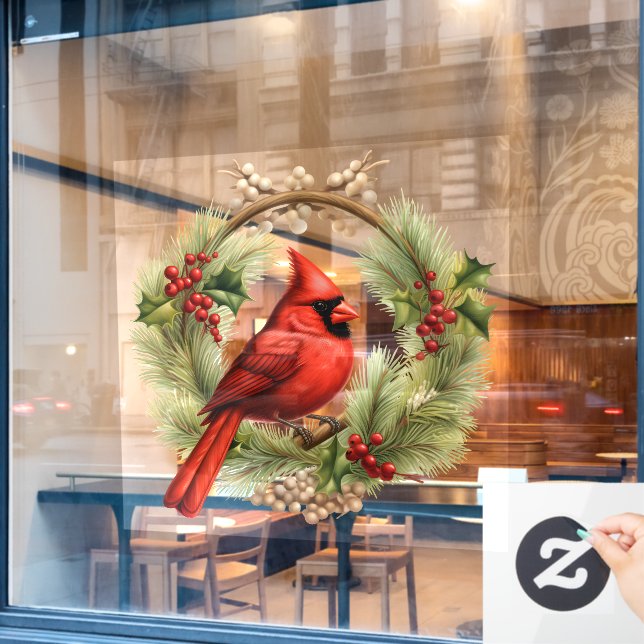 Cardinal Window Cling (Cafe Window)