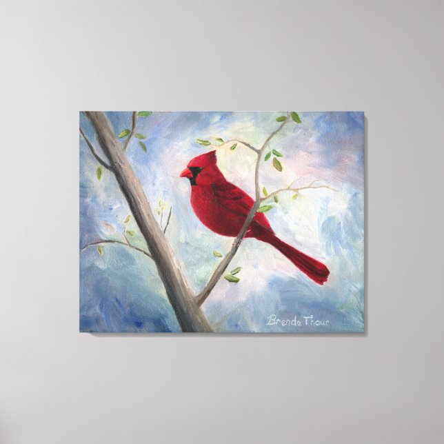 Cardinal Wrapped Canvas (Front)