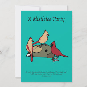 Cardinals and Teddy AI-Generated Victorian Card