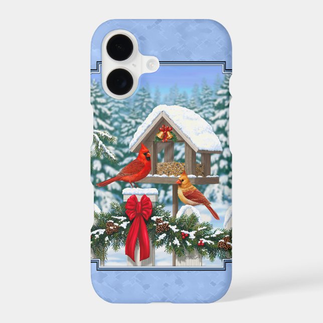 Cardinals Christmas Feast Blue (Back)
