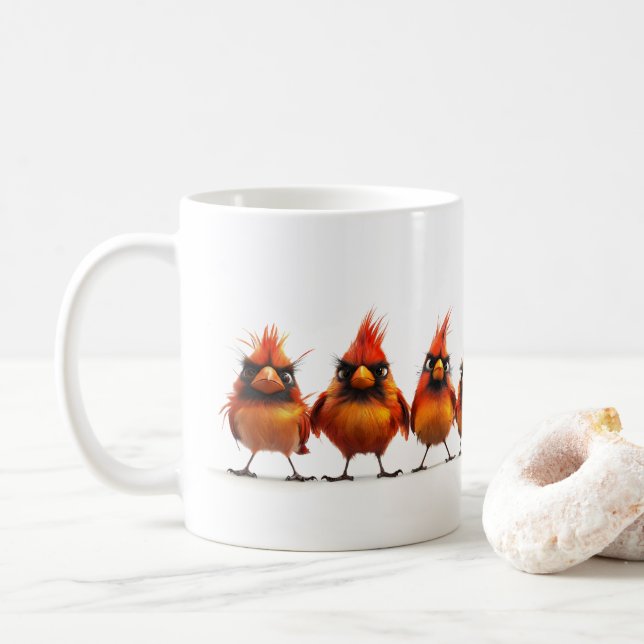 Cardinals Coffee Mug (With Donut)