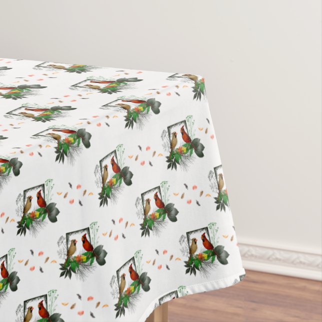 Cardinals Corner Tablecloth (choose colour) (In Situ)