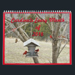 Cardinals for Every Month 2016-can change year Calendar<br><div class="desc">So many people love watching Cardinals so this calendar can be enjoyed by you or given as a gift to those birdwatchers you know. Many greeting cards, postcards, postage stamps, mousepads, clocks, neckties, and many other gift items. Go to www.makaraphotos.com, scroll down, click "visit my store", and go to my...</div>