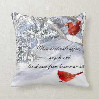 cardinals from heaven cushion