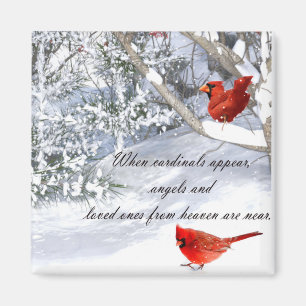 Cardinals from heaven magnet