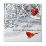 cardinals from heaven tile<br><div class="desc">cardinals from heaven ceramic tile</div>