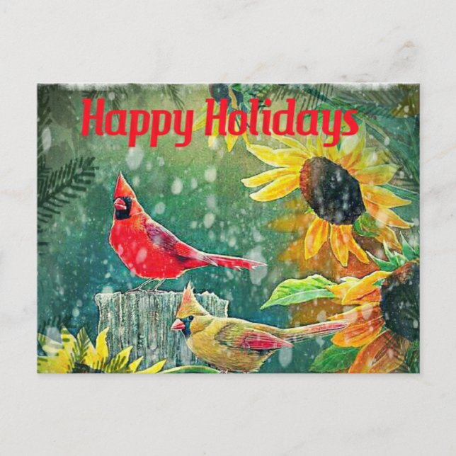 Cardinals Holiday Card (Front)