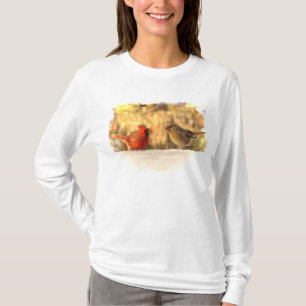 Cardinals in Autumn Shirt