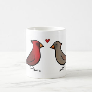 Cardinals in Love Mug