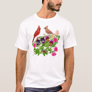 Cardinals in the Garden T-Shirt