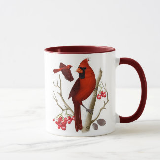"Cardinals in the Wild" Bird Coffee Mug