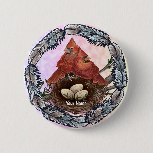 Cardinals Nest  6 Cm Round Badge