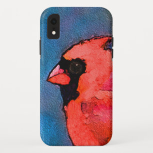 Cardinals on the Fence Painting - Original Art Case-Mate iPhone Case
