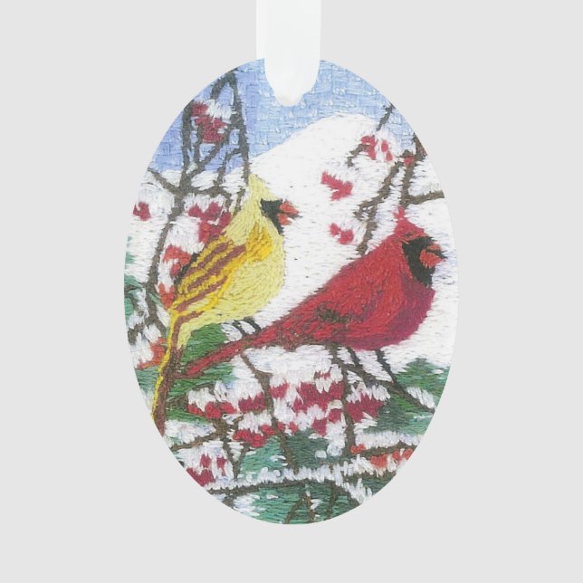 Cardinals Ornament (Front)