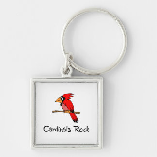 Cardinals Rock Key Ring