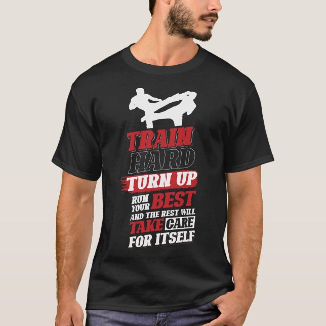 Cardio Kickboxing Design For Kickboxer  T-Shirt (Front)