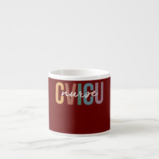 Cardio vascular intensive care unit Nursing CVICU Espresso Cup