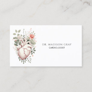 Cardiologist Business And Appointment Card