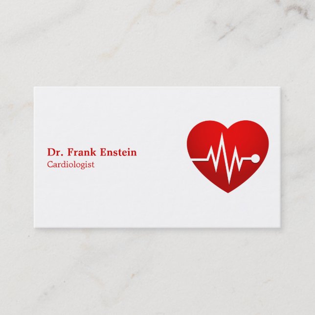 Cardiologist Business Card (Front)
