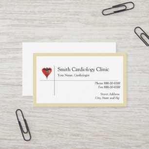 Cardiologist  Business Card