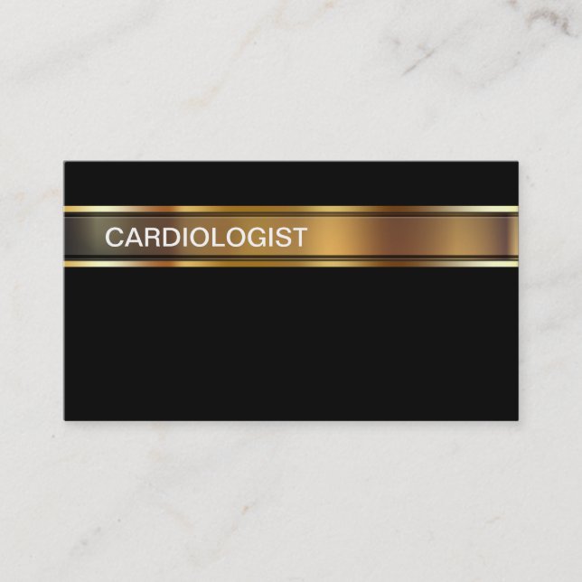 Cardiologist Business Cards (Front)