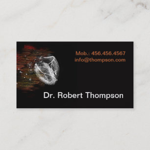 Cardiologist / Cardiology / Cardio Clinic Private Business Card