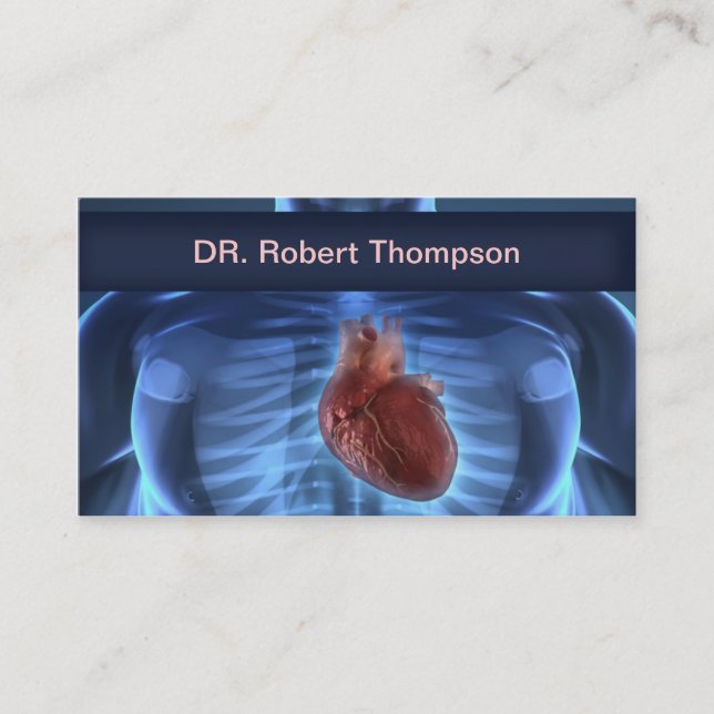 Cardiologist / Cardiology / Cardiosurgeons Card (Front)