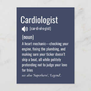 Cardiologist Definition  Postcard