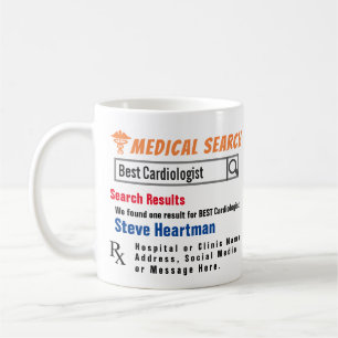 Cardiologist Funny Search Gift Mug