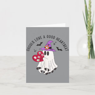Cardiologist Halloween Cardiology Nurse Telemetry Card