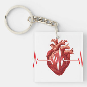 cardiologist heart doctor cardiology I Hear You Key Ring