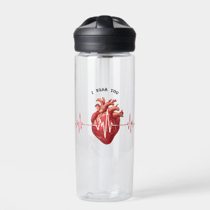 cardiologist heart doctor I Hear You Compassion Water Bottle
